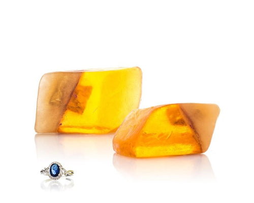 Citrina Gemstone Soap with Luxury Ring Surprise - Pack of 2