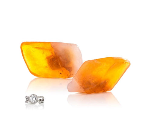 Morganite Gemstone Soap with Luxury Ring Surprise - Pack of 2
