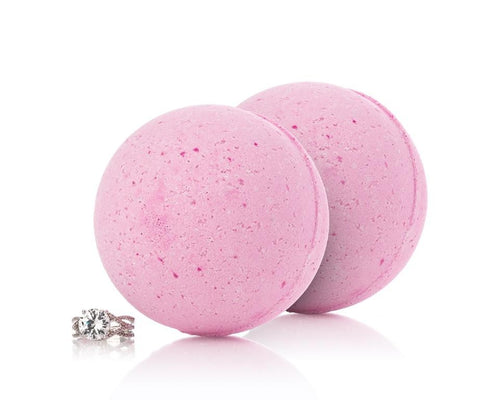 Lavender Bath Bomb with Luxury Ring Surprise - Pack of 2